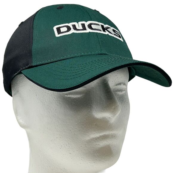 University of Oregon Ducks Hat Baseball Cap NCAA College Green Black Strapback - Picture 10 of 10